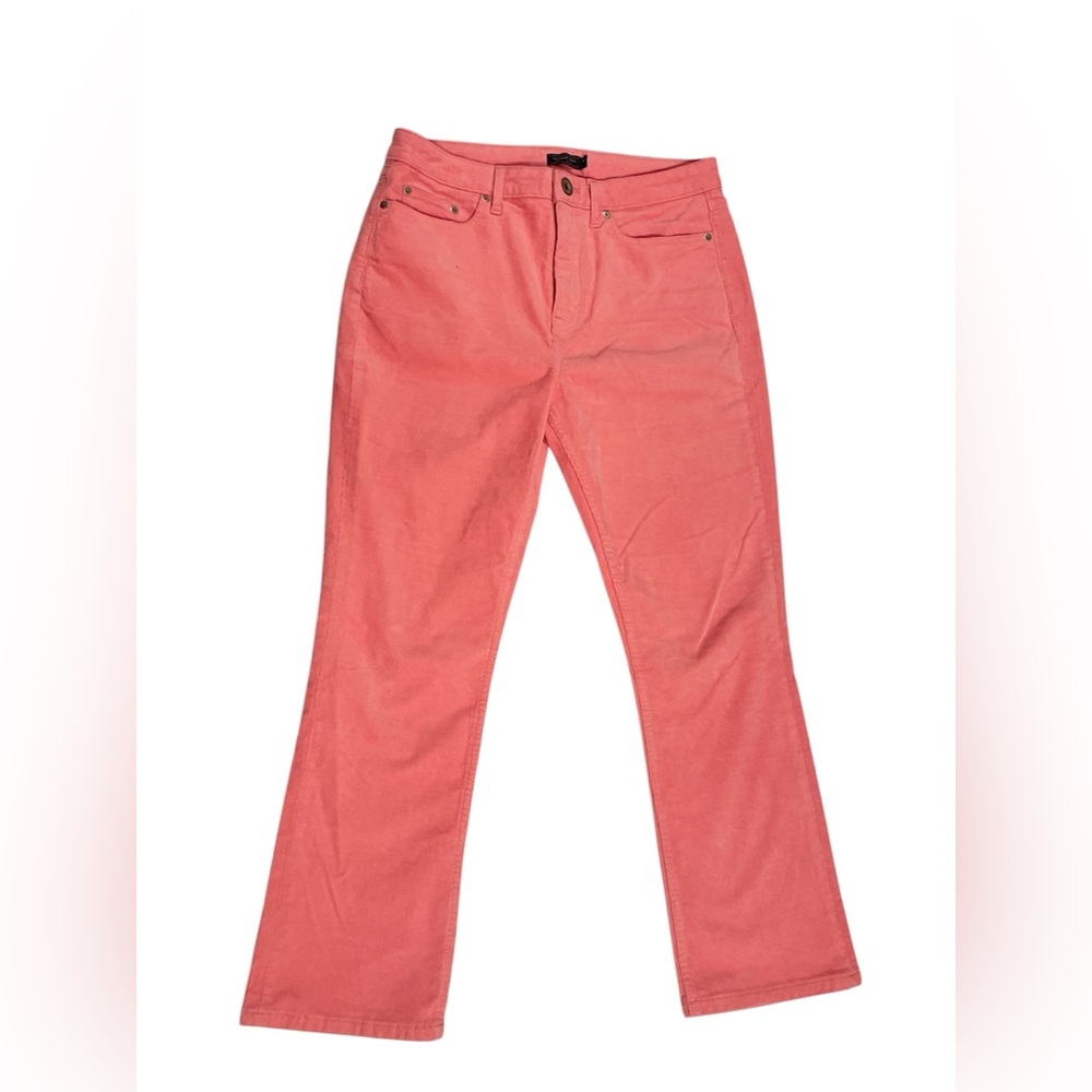 Women’s vineyard vines pink corduroy pants size 32”